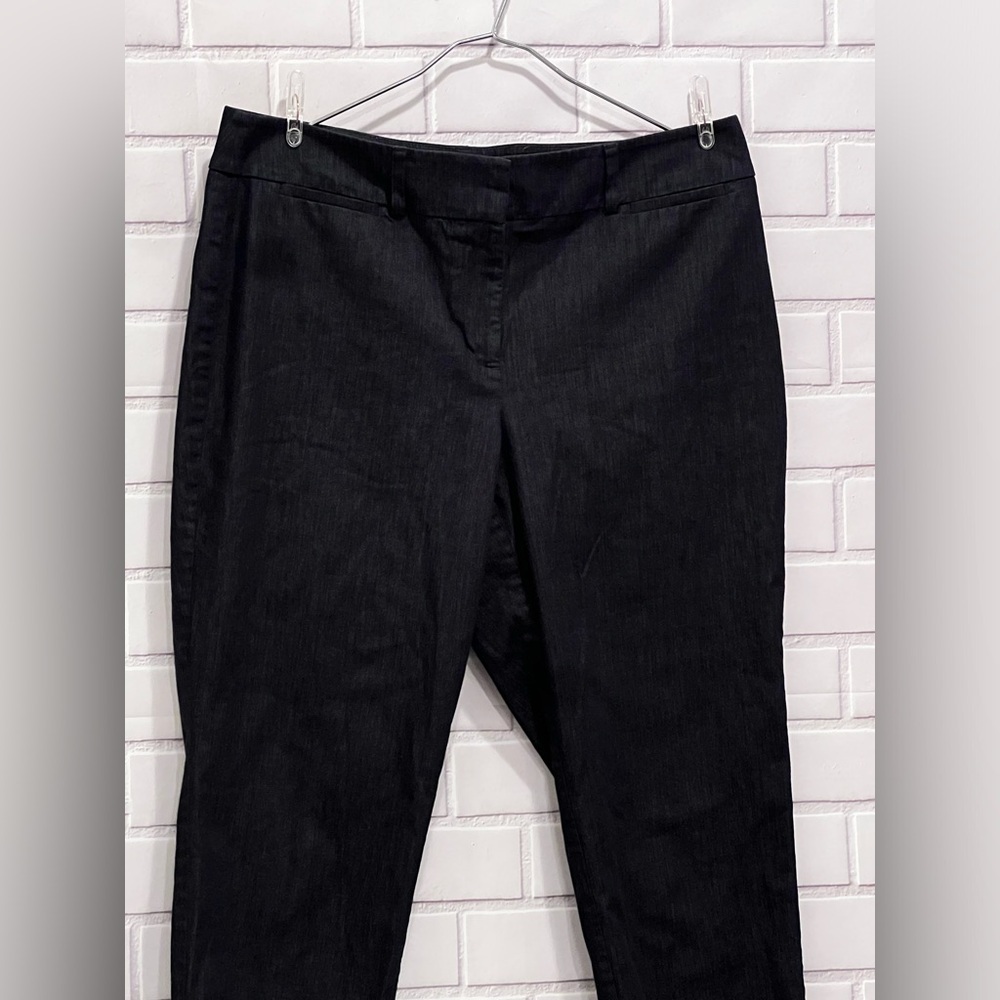 ANNE TAYLOR women blue curvy petite cottagecore capris/size 10P - Picture 5 of 8